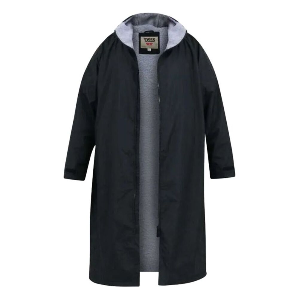 Duke Mens Webber D555 Sherpa Lined Changing Robe / Black